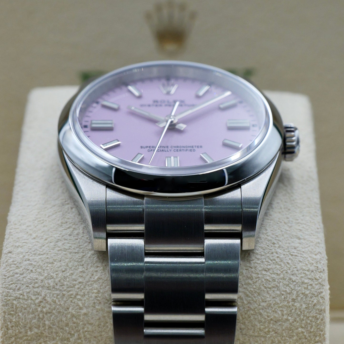 Rolex Oyster Perpetual 36 Candy Pink 126000 - Full Set (2023)