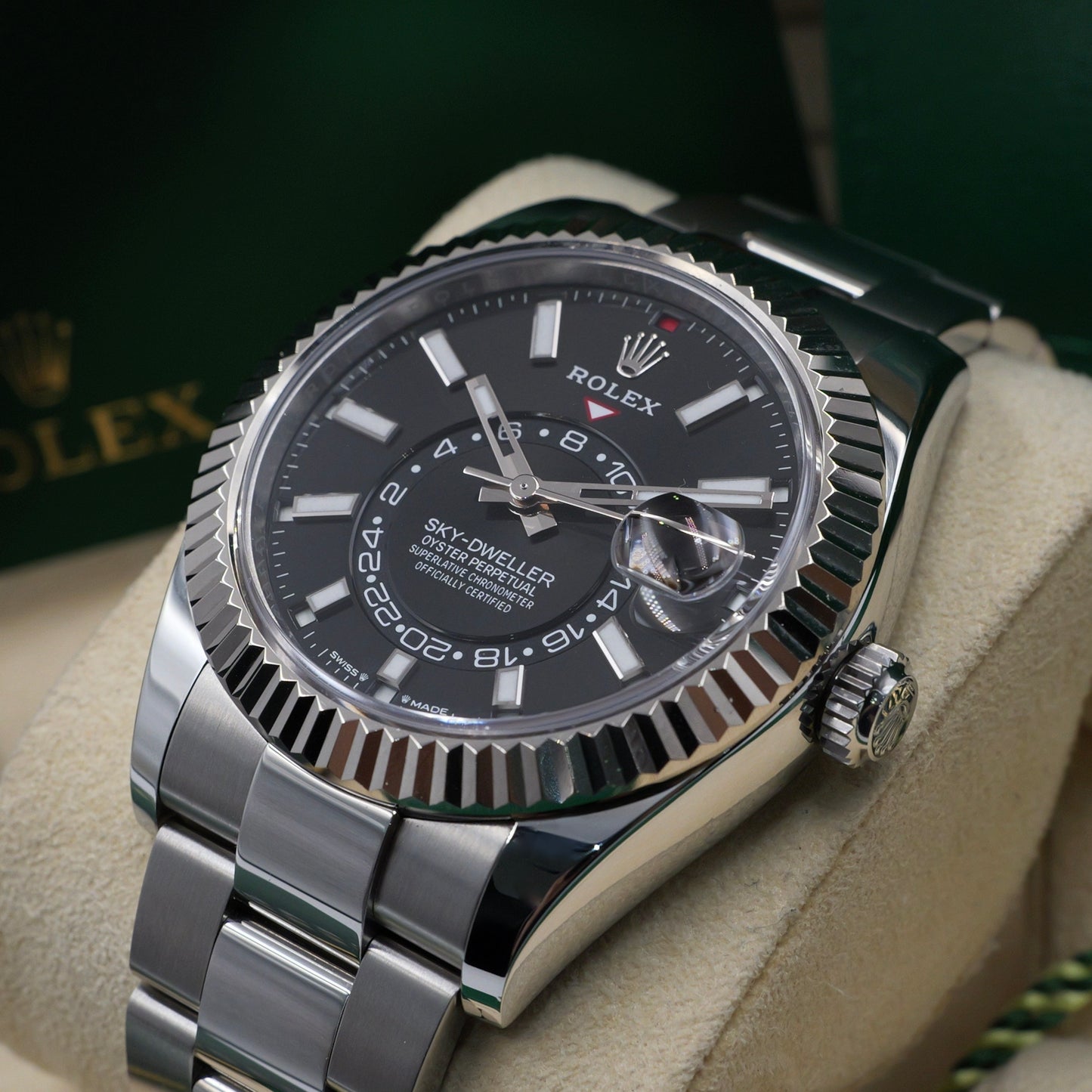 Rolex Sky-Dweller Black Dial 336934 Full Set 2023