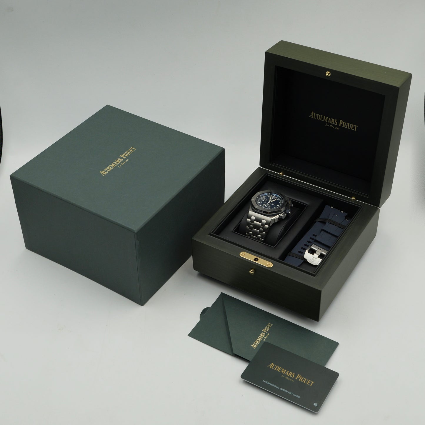 Audemars Piguet Royal Oak Offshore Chronograph Blue Dial 26238ST Full Set 2023
