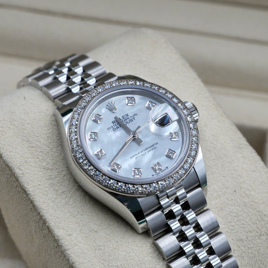 Rolex Lady-Datejust Mother Of Pearl 279384RBR - Full Set (2021)