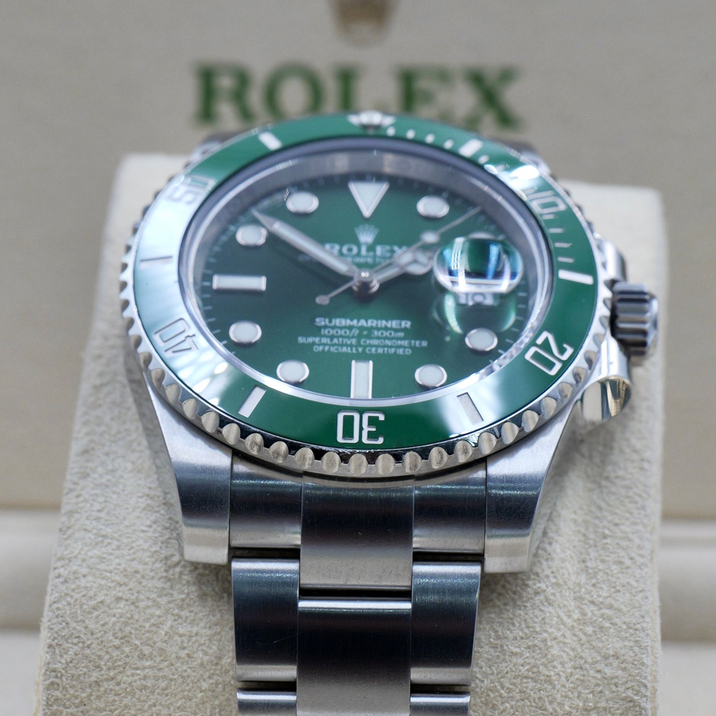 Rolex Submariner Date 'Hulk' 116610LV - Full Set (2020)