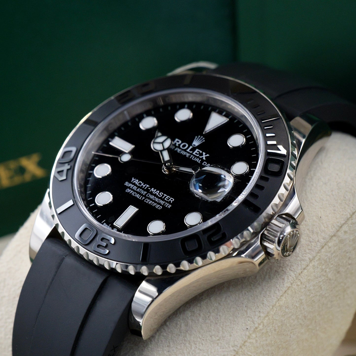 Rolex Yacht-Master 42 White Gold Oysterflex 226659 Full Set 2022
