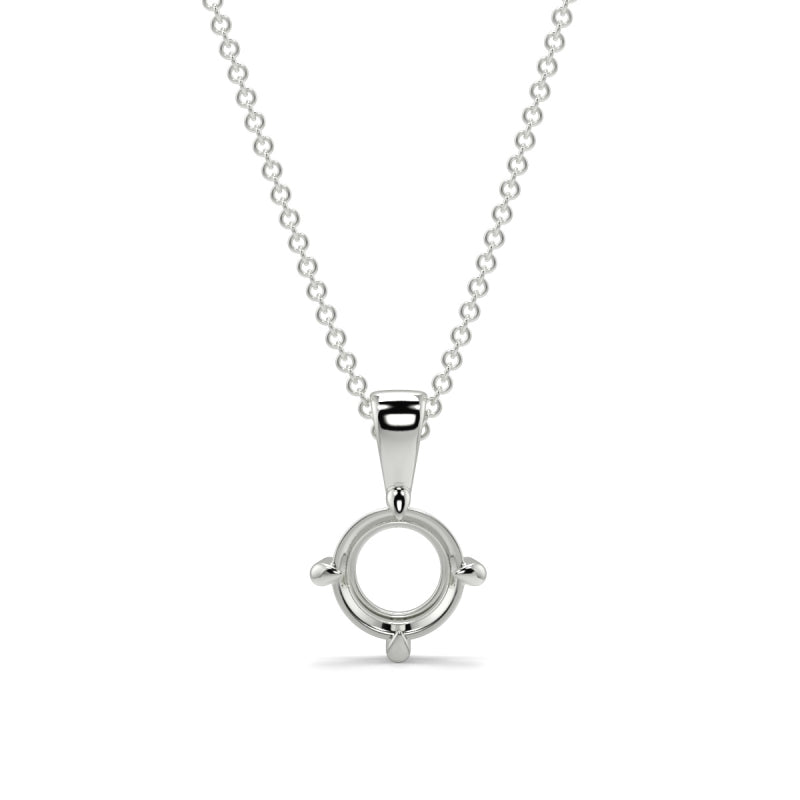 Plain Solitaire Pendants