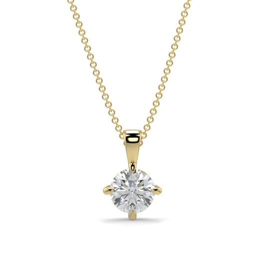 Plain Solitaire Pendants