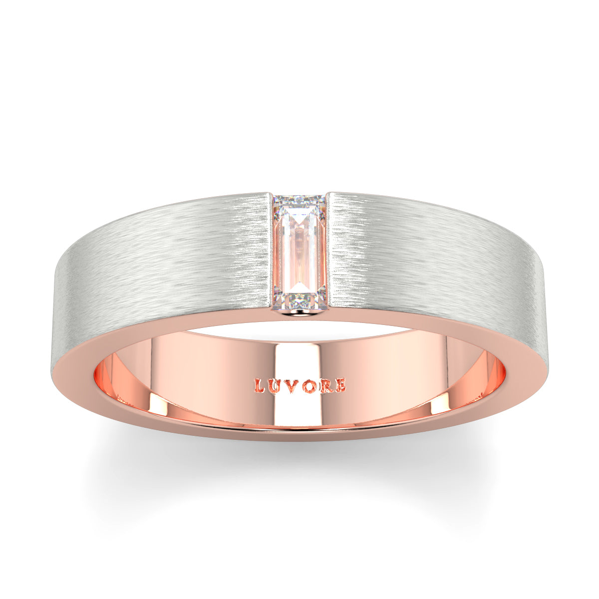 Matte Finish - 5.00mm - Gents Wedding Band