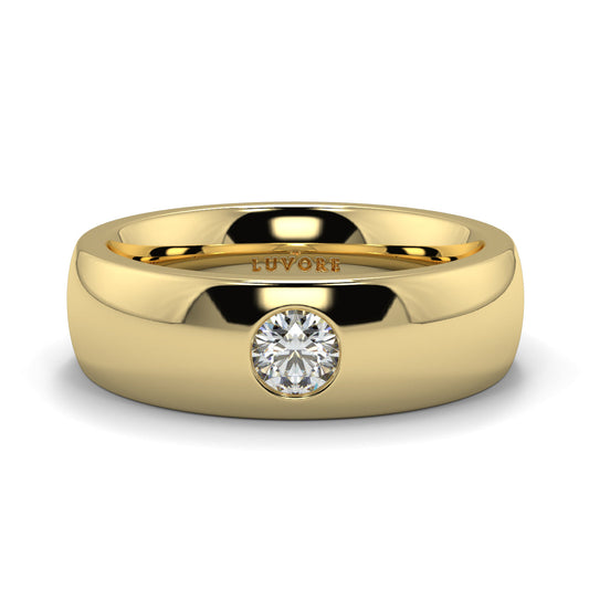 Solitaire - 6.00mm - Gents Wedding Band