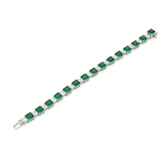 Emerald Diamond Bracelet
