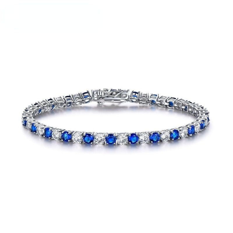 Sapphire Diamond Bracelet