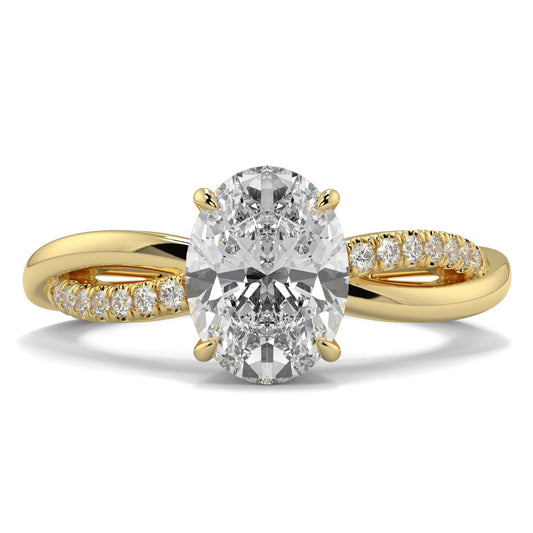 Odile - 2.0 Ct - Oval Diamond Ring