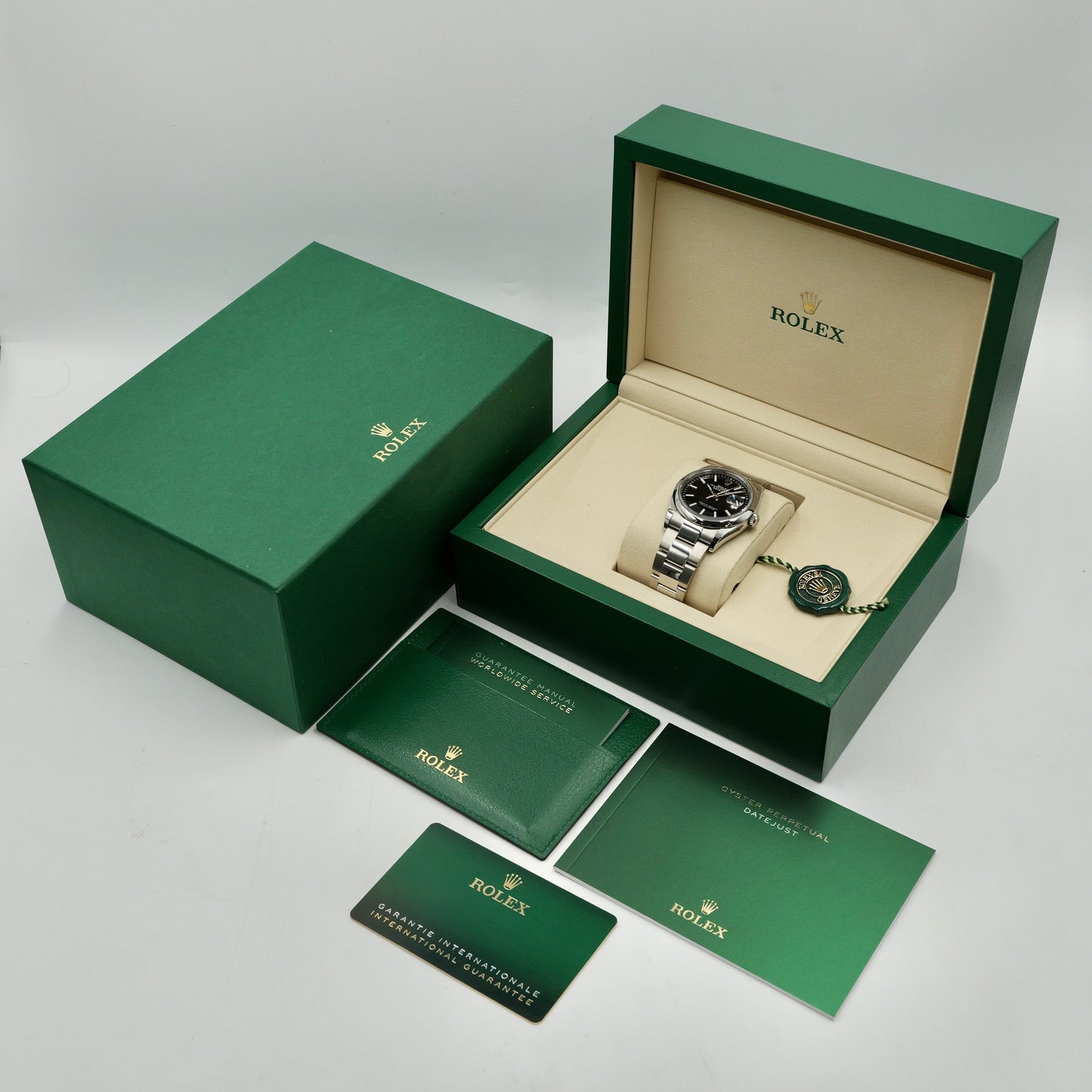 Rolex Datejust 36 Black Dial 126200 - Full Set (2025)