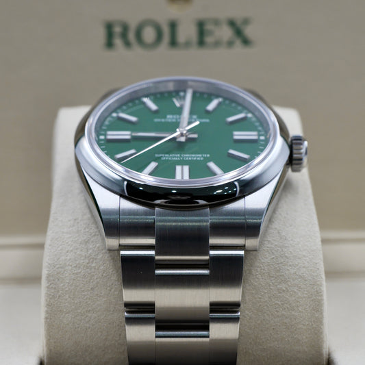 Rolex Oyster Perpetual 41 Green Dial 134300 - Full Set (2025)