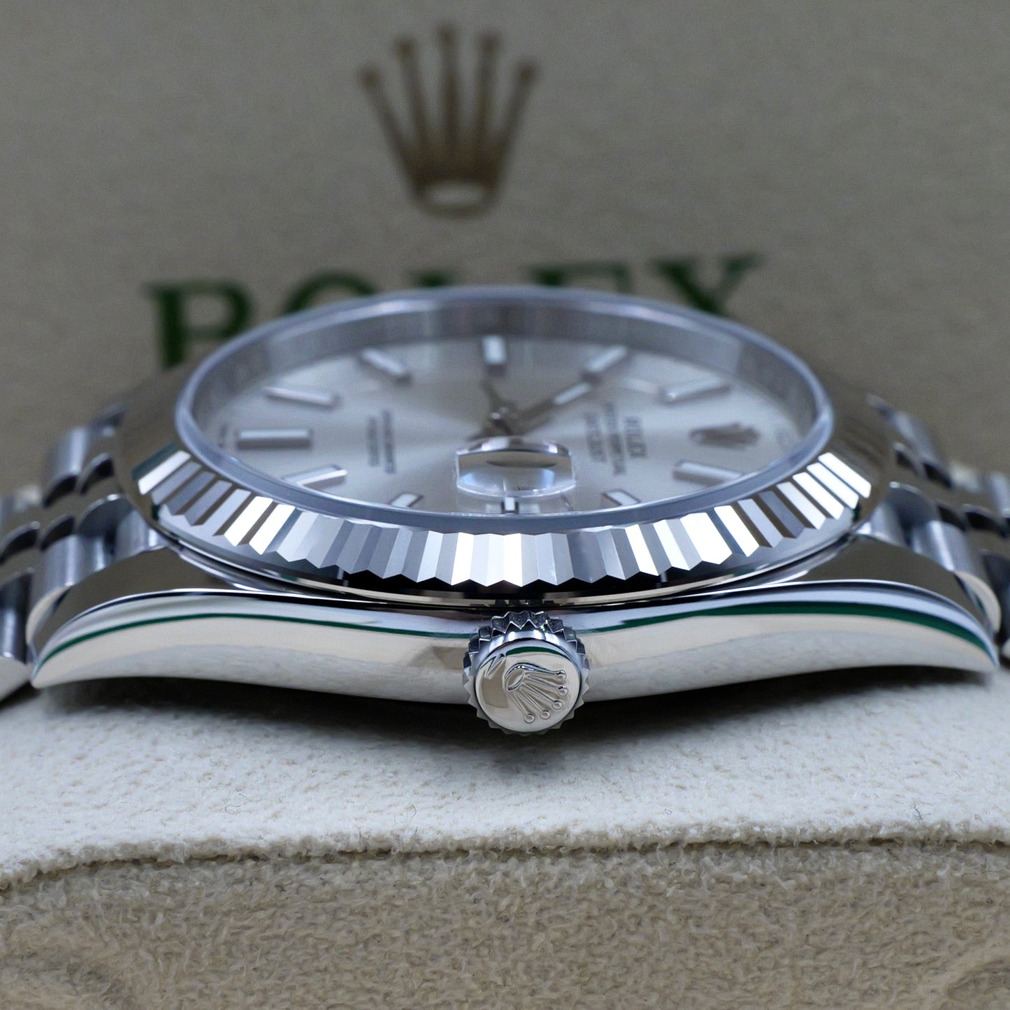 Datejust 41 Silver Baton Dial 126334 - Full Set 2025