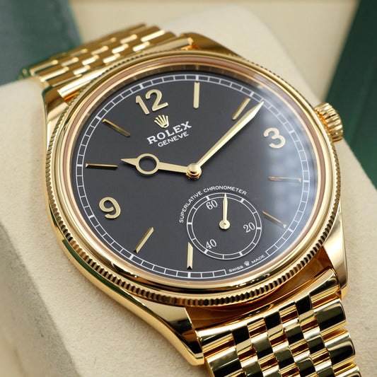 Rolex 1908 18K Yellow Gold Settimo bracelet 52508 - Full Set (2025)