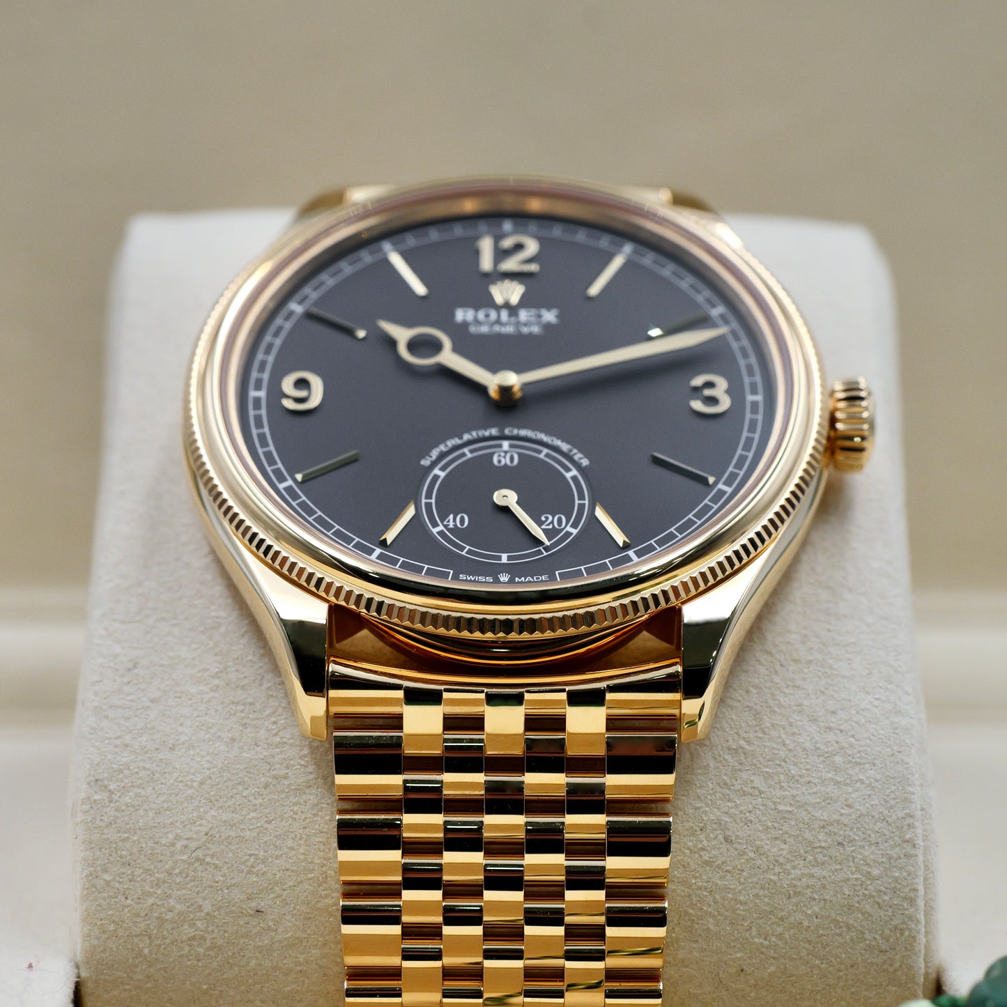 Rolex 1908 18K Yellow Gold Settimo bracelet 52508 Full Set 2025