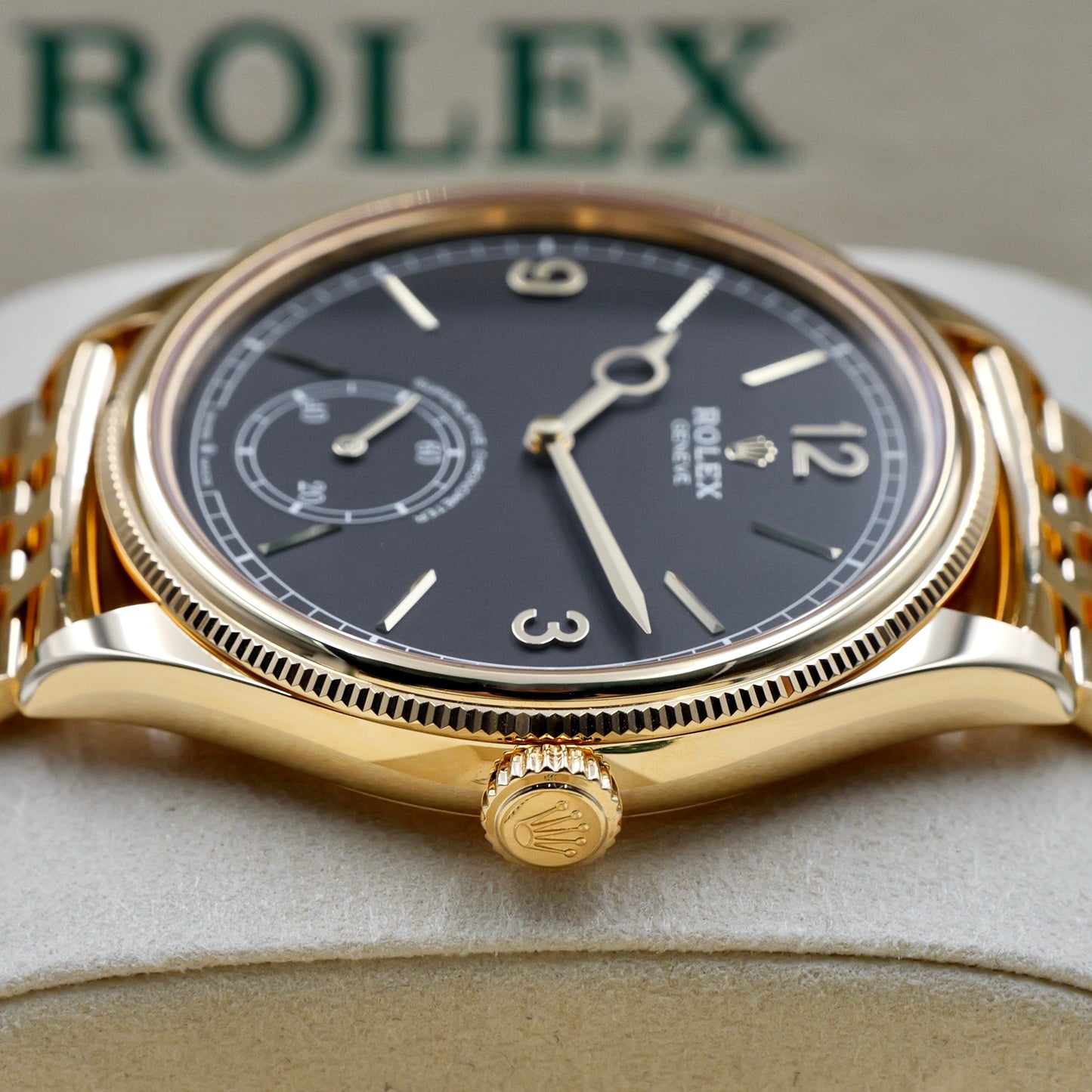 Rolex 1908 18K Yellow Gold Settimo bracelet 52508 Full Set 2025