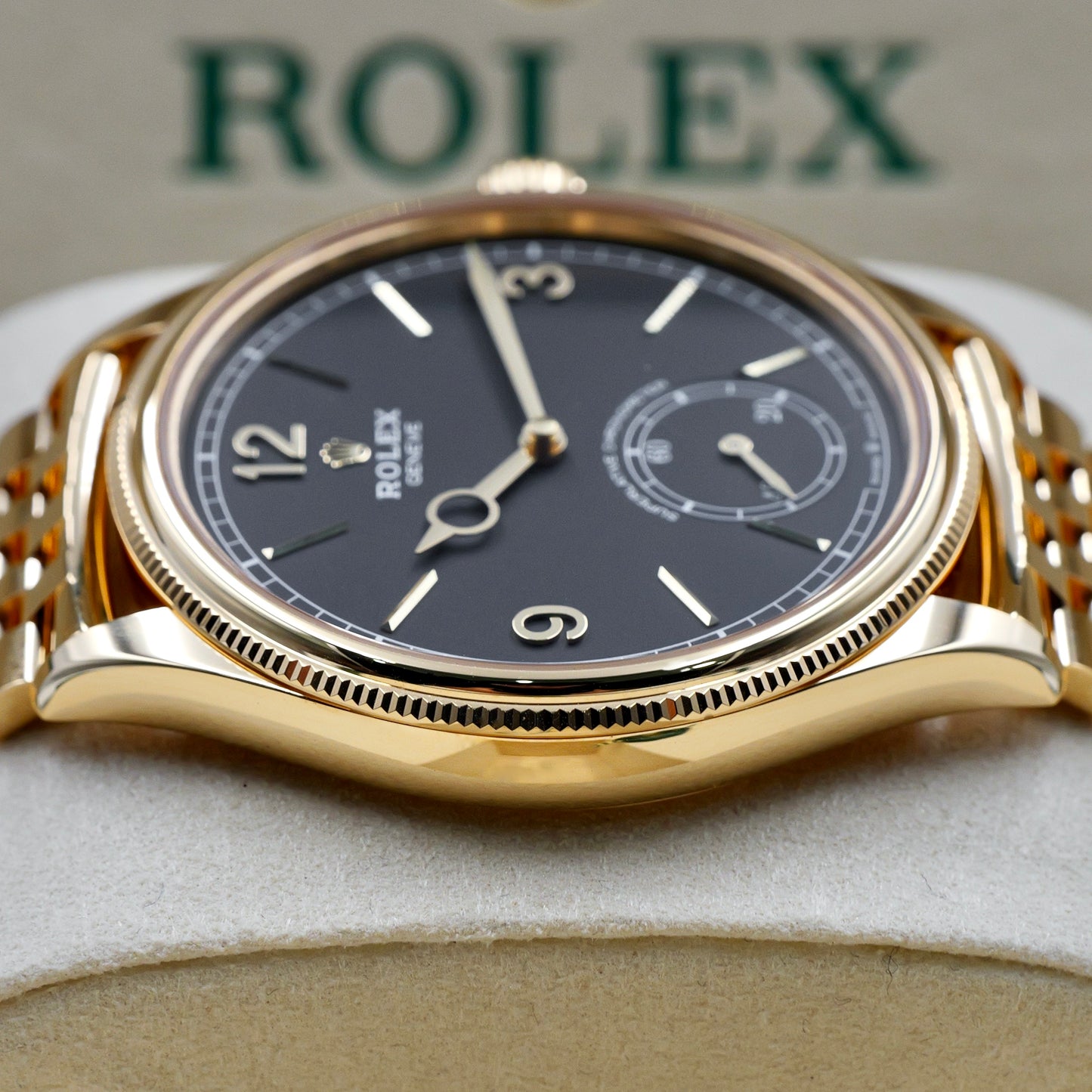 Rolex 1908 18K Yellow Gold Settimo bracelet 52508 Full Set 2025