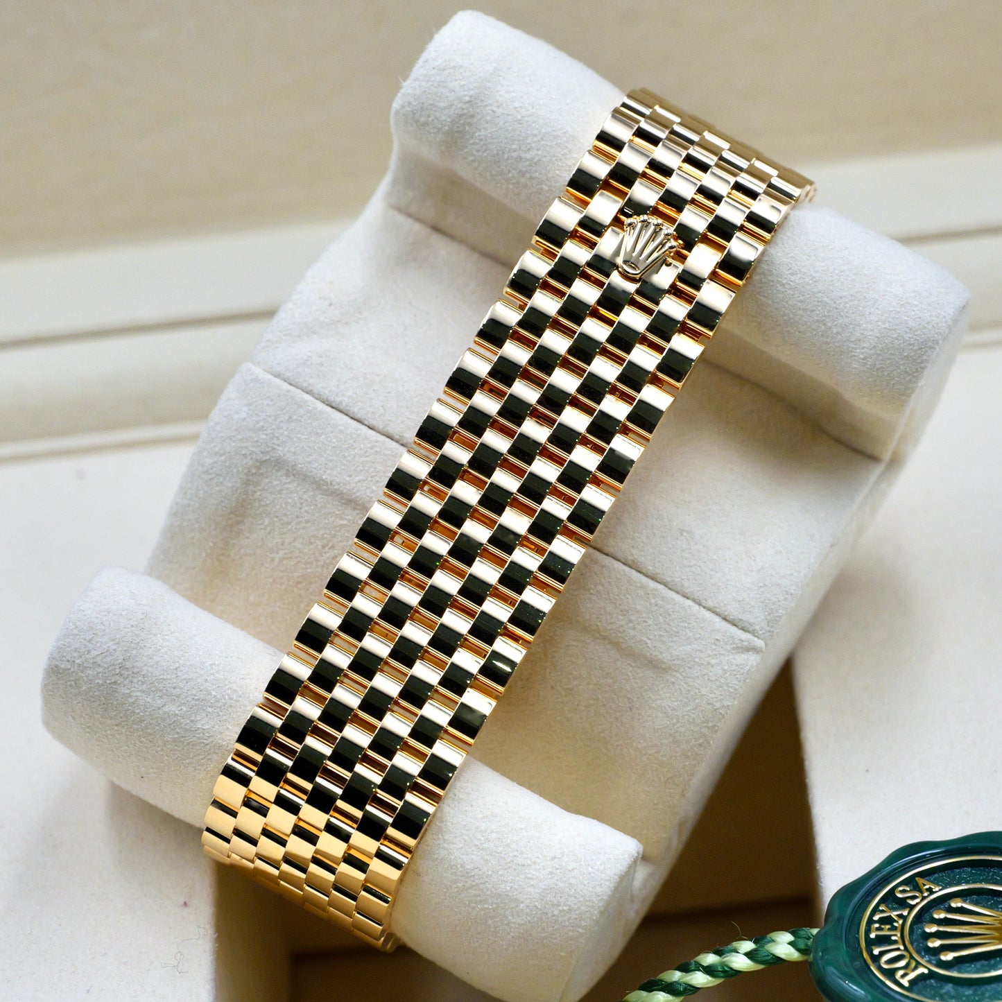 Rolex 1908 18K Yellow Gold Settimo bracelet 52508 Full Set 2025