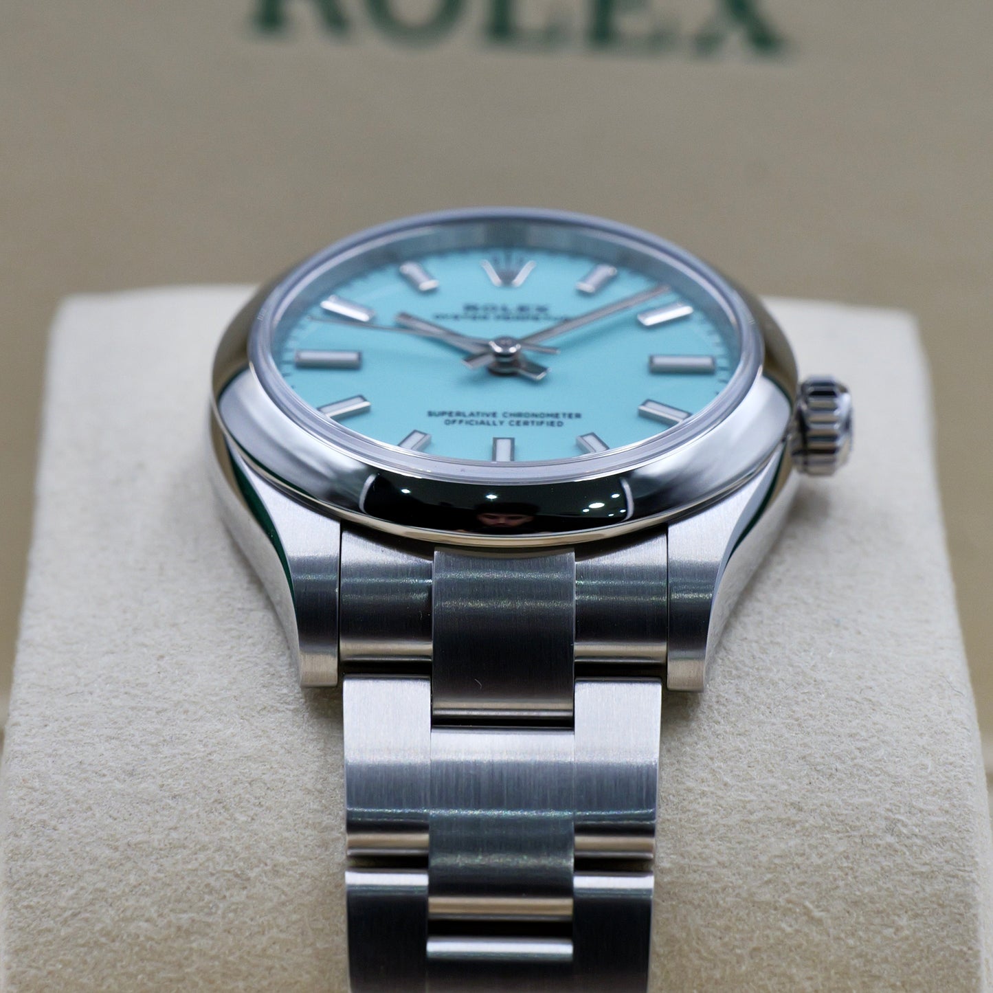 Rolex Oyster Perpetual 31 Tiffany Blue 277200 - Full Set (2025)