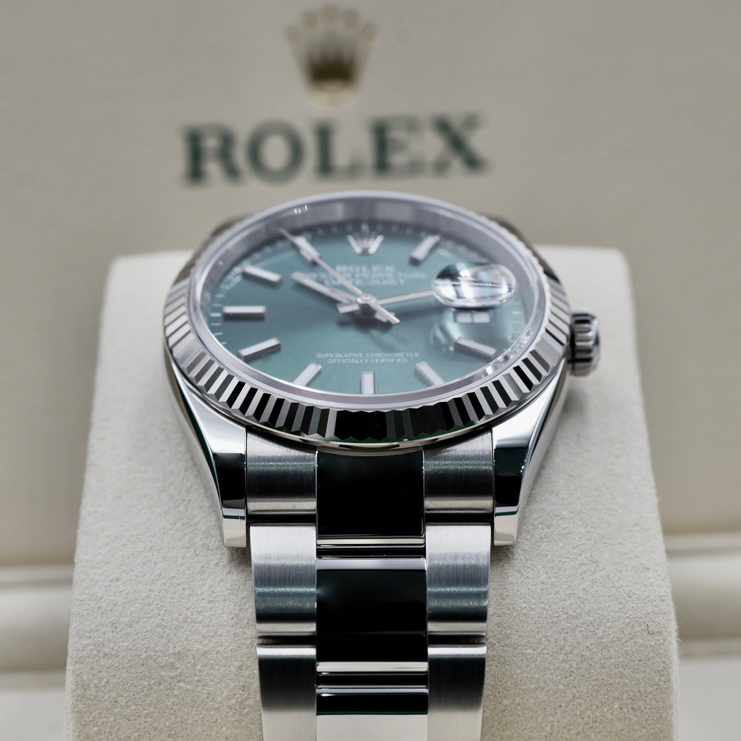 Rolex Datejust 36 Mint Green 126234 - Full Set (2025)