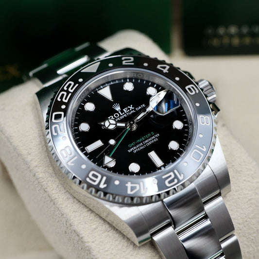 Rolex GMT-Master II Bruce Wayne Oyster 126710GRNR - Full Set (2025)