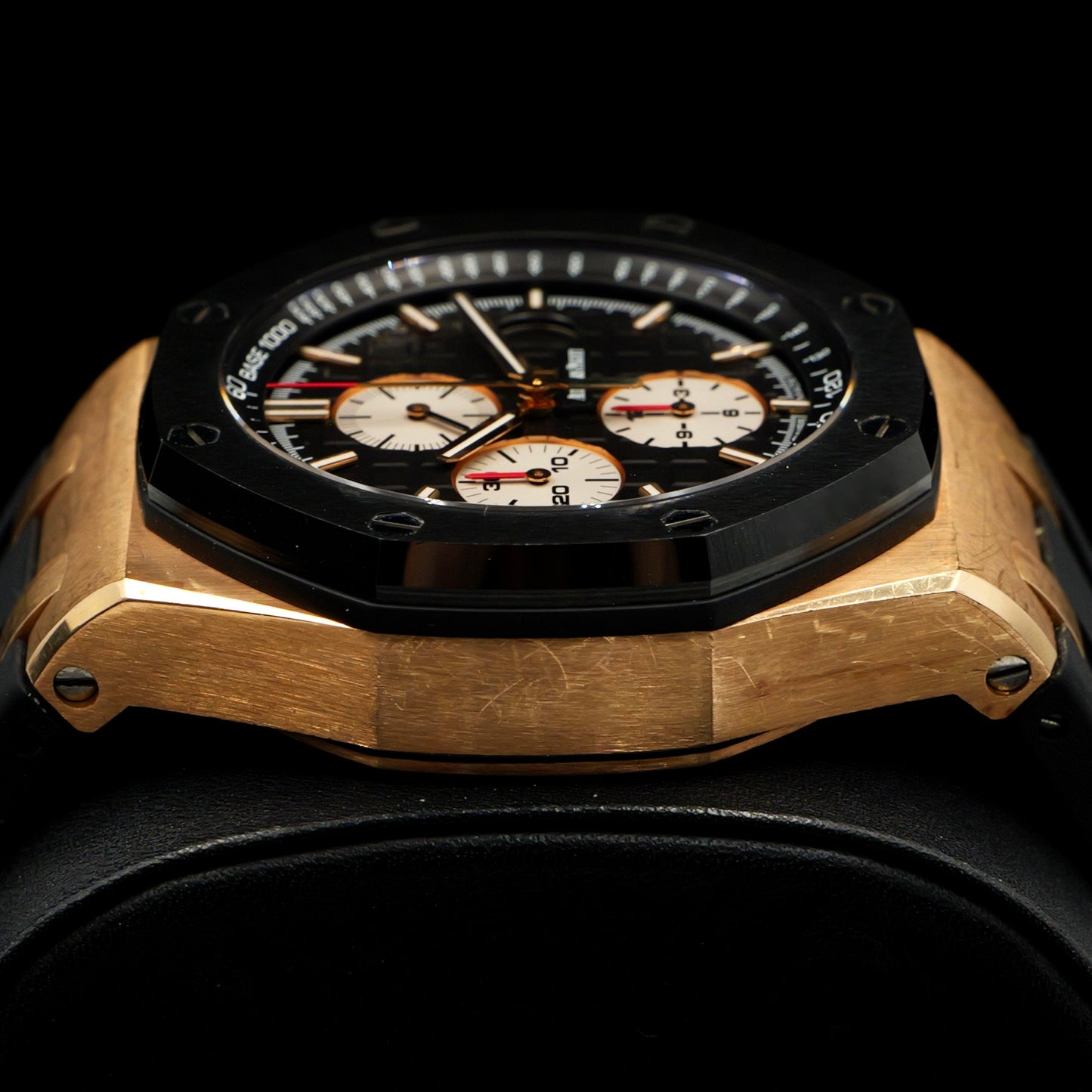 Audemars Piguet Royal Oak Offshore Chronograph Rose Gold Black Dial 26400RO - Full Set (2015)