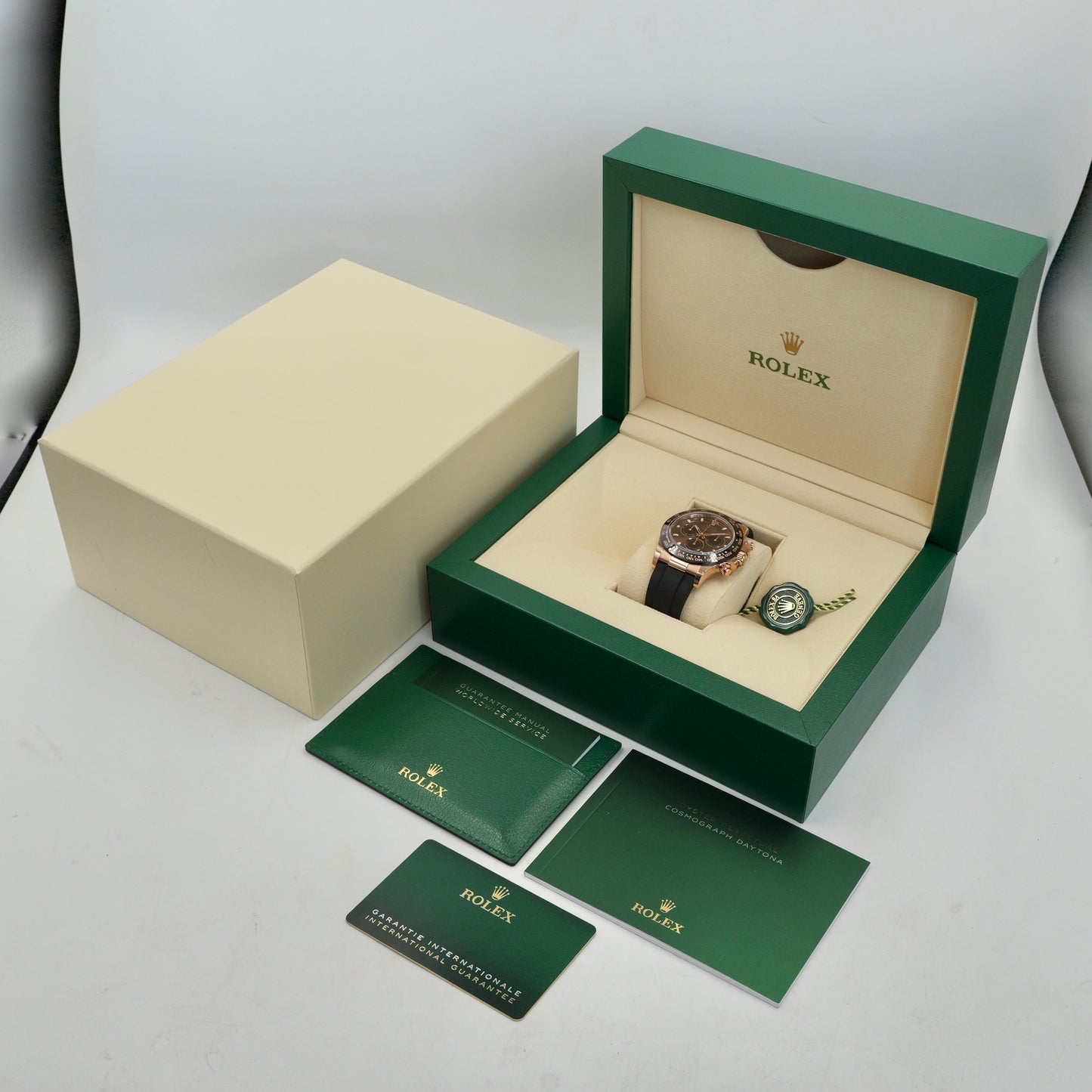 Rolex Daytona Chocolate Dial Oysterflex 116515LN Full Set 2023