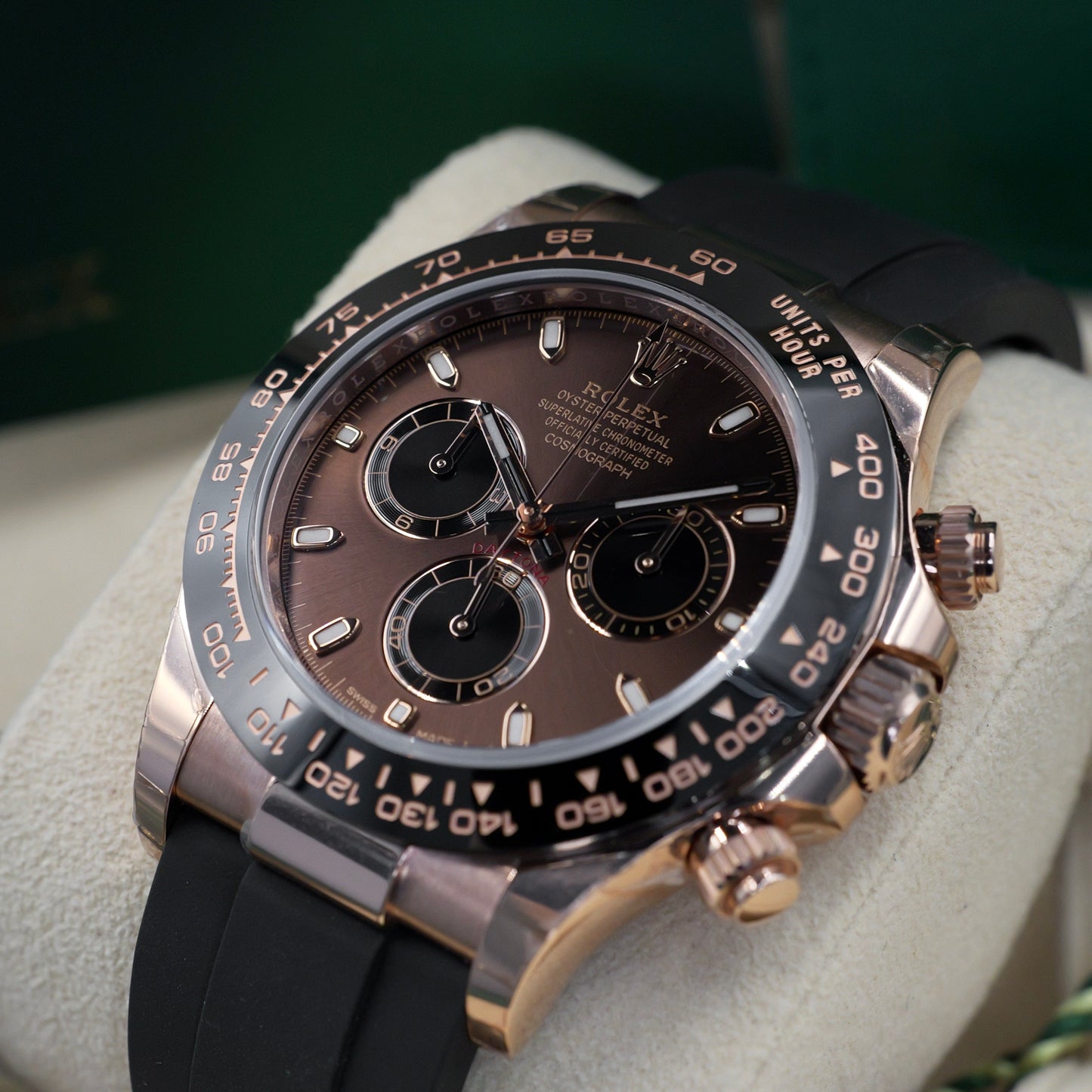 Rolex Daytona Chocolate Dial Oysterflex 116515LN Full Set 2023