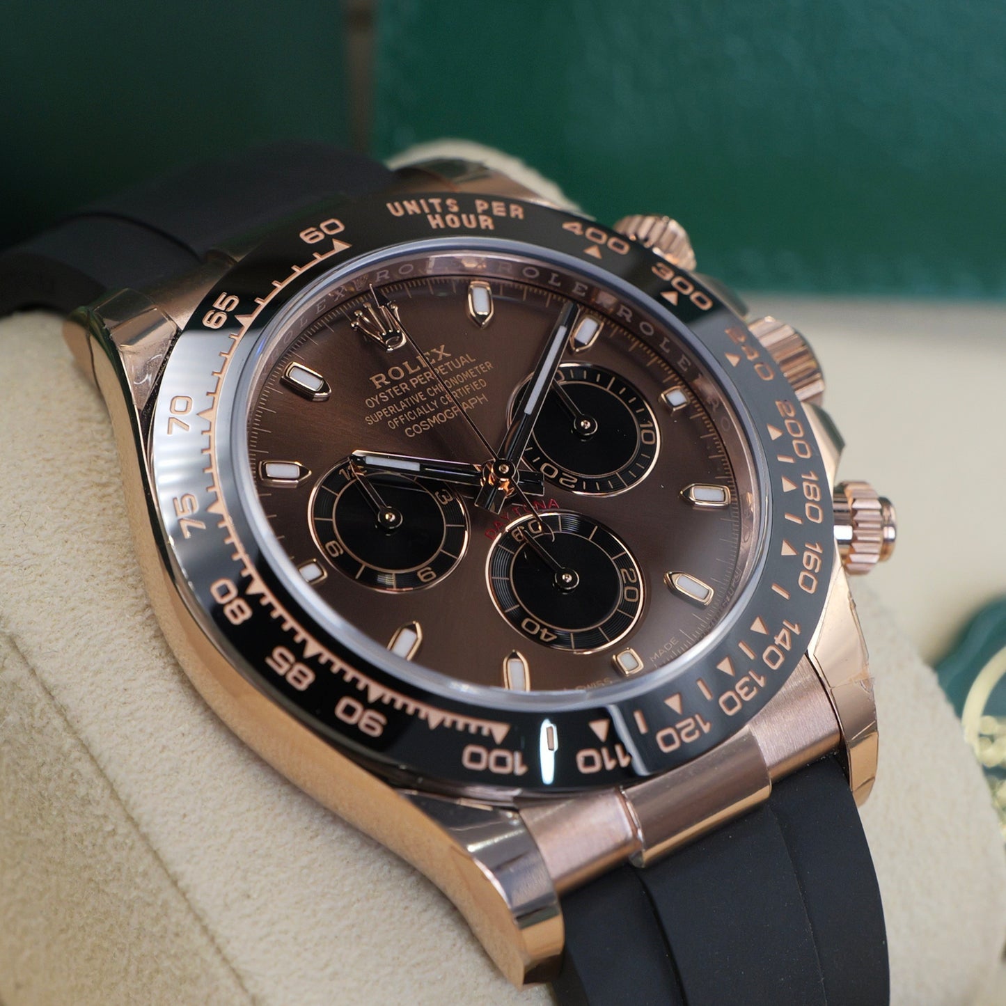 Rolex Daytona Chocolate Dial Oysterflex 116515LN Full Set 2023
