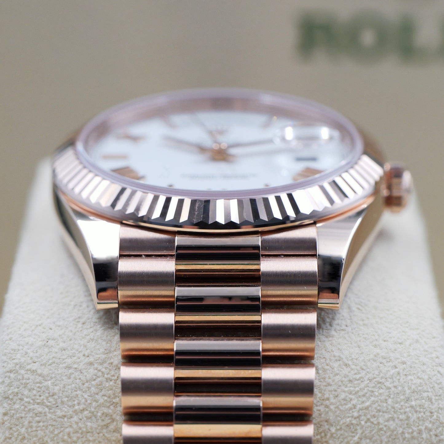 Rolex Day-Date 40 White Dial 228235 - Full Set (2022)