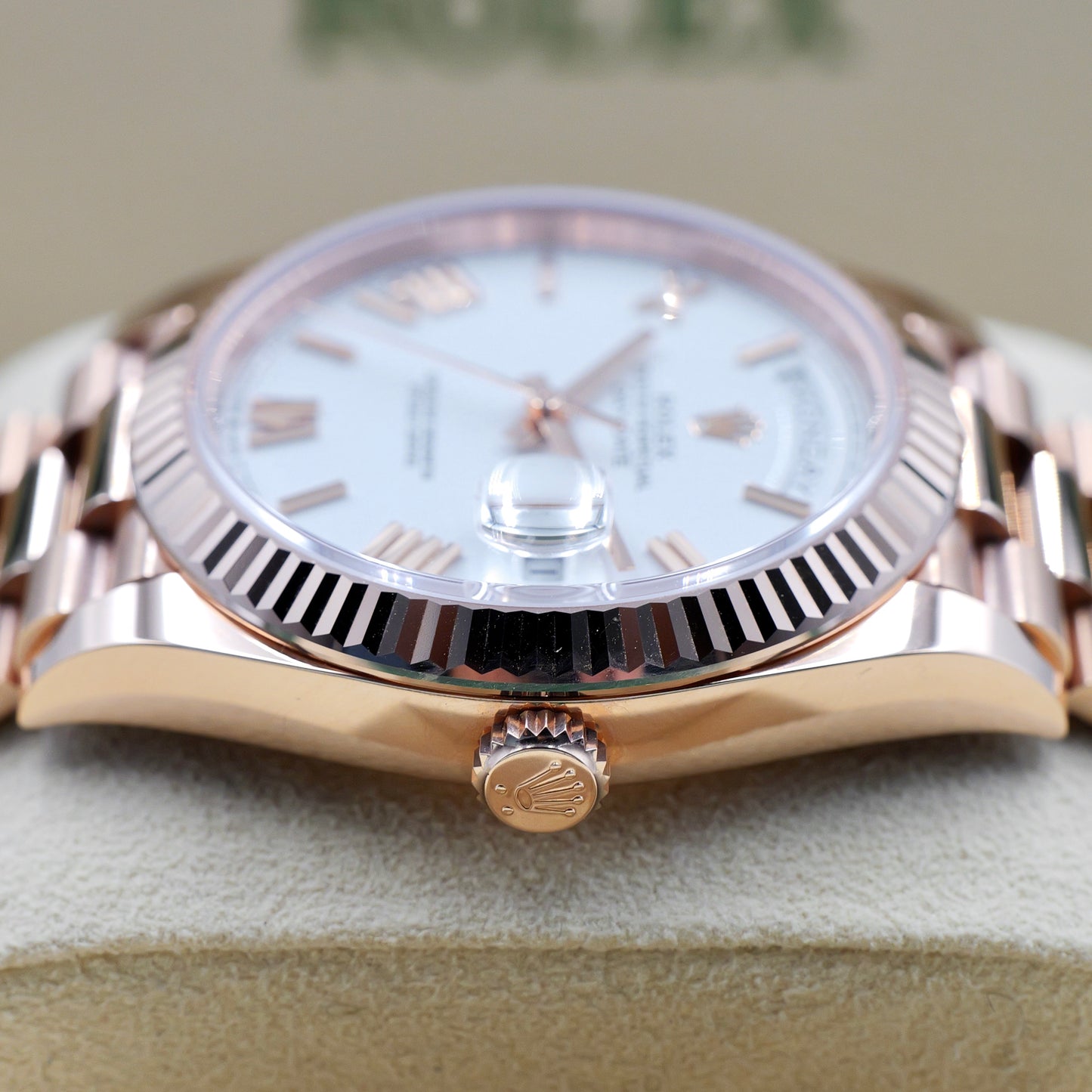 Rolex Day-Date 40 White Dial 228235 - Full Set (2022)