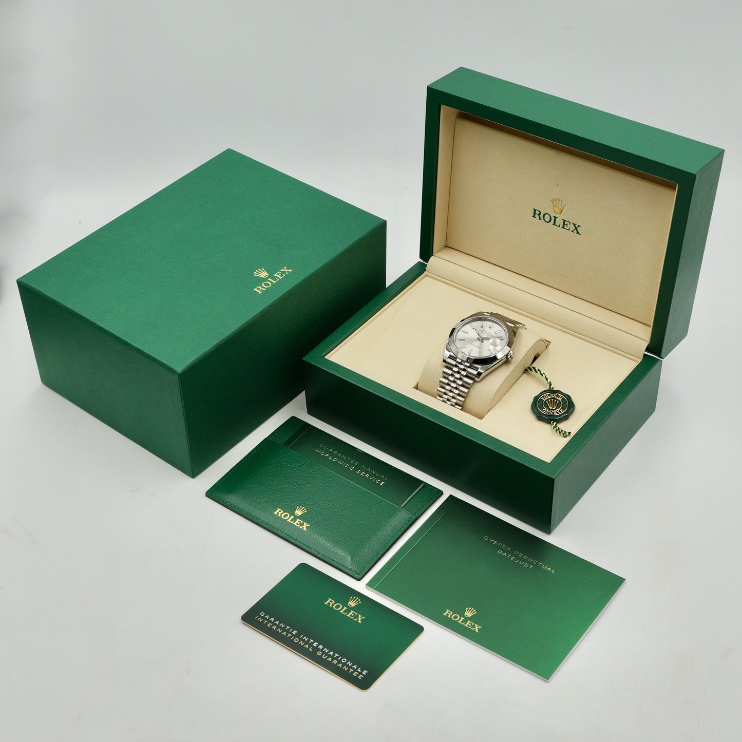 Rolex Datejust 41 Silver Dial 126300 - Full Set (2025)