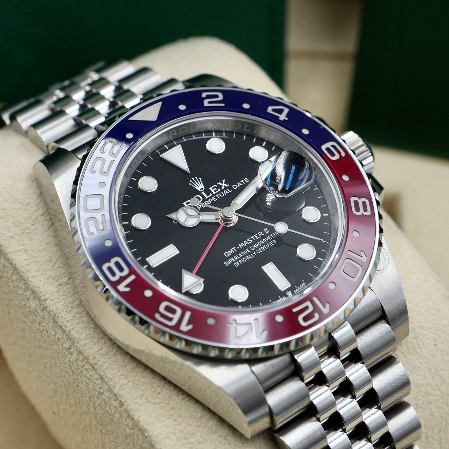 Rolex GMT-Master II 'Pepsi' Jubilee 126710BLRO - Full Set (2023)