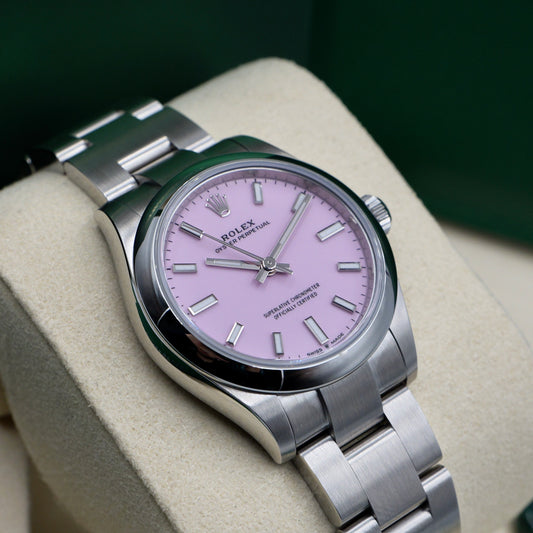 Rolex Oyster Perpetual 31 Pink Dial 277200 - Full Set (2025)