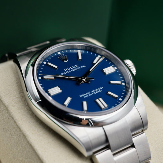 Rolex Oyster Perpetual Med Blue 134300 - Full Set (2025)