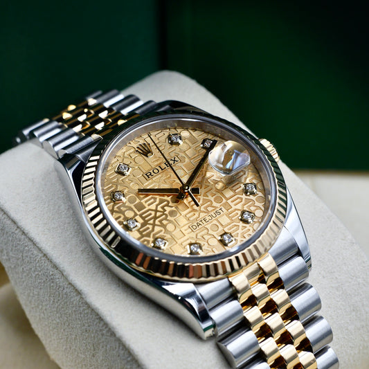 Rolex Datejust 36 Computer Motif Dial 126233 Full Set 2021