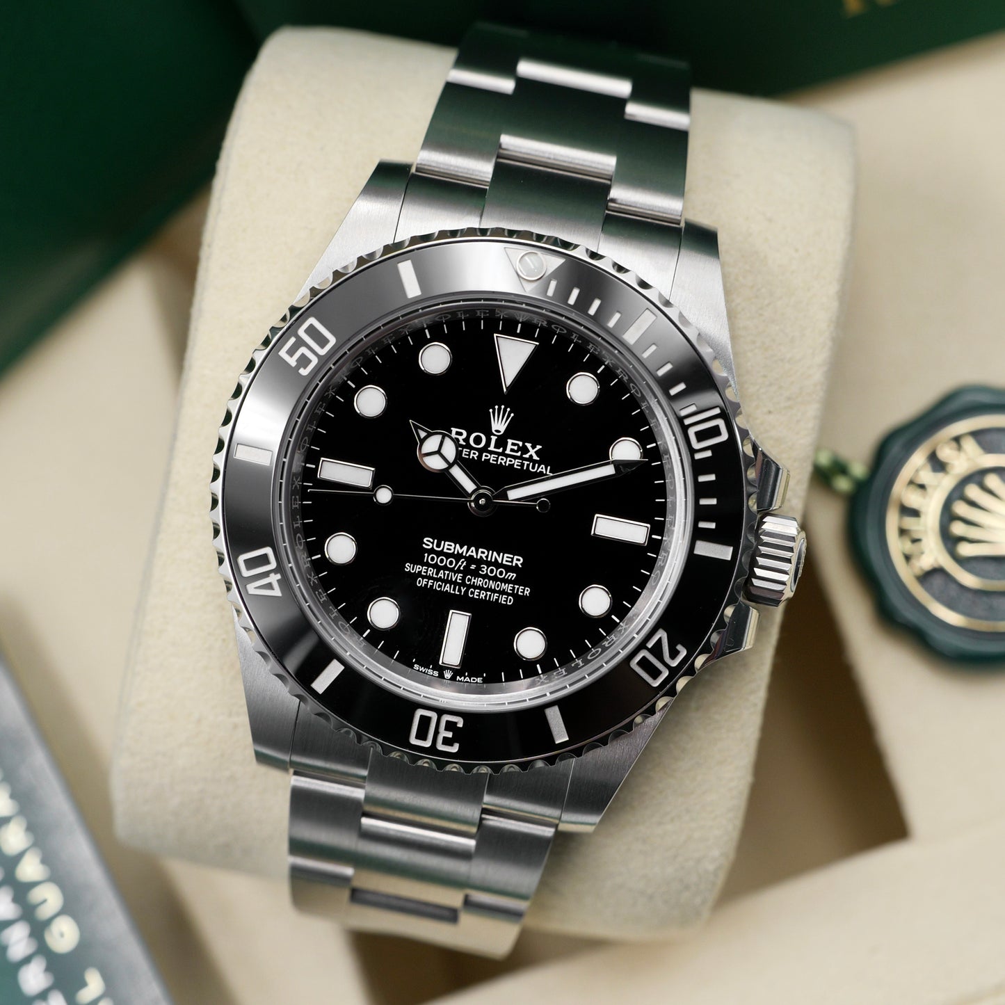 Rolex Submariner No-Date Black Dial 124060 - Full Set (2025)
