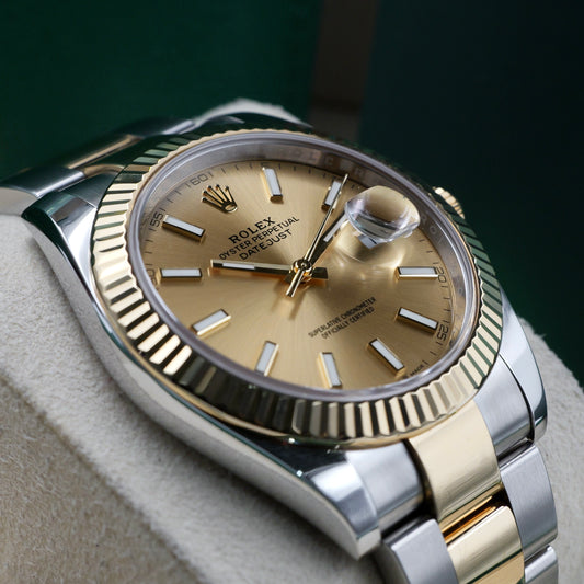 Rolex Datejust 41 Champagne Dial 126333 - Full Set (2022)