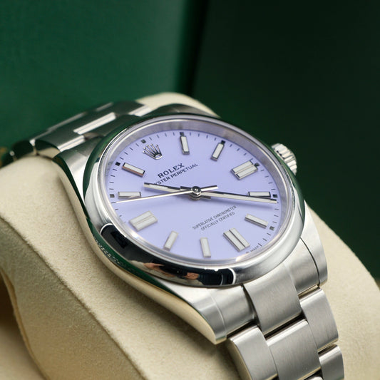 Rolex Oyster Perpetual 41 Lavendar 134300 Full Set 2025