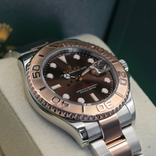 Rolex Yacht-Master 37 Chocolate Dial 268621 - Full Set (2025)