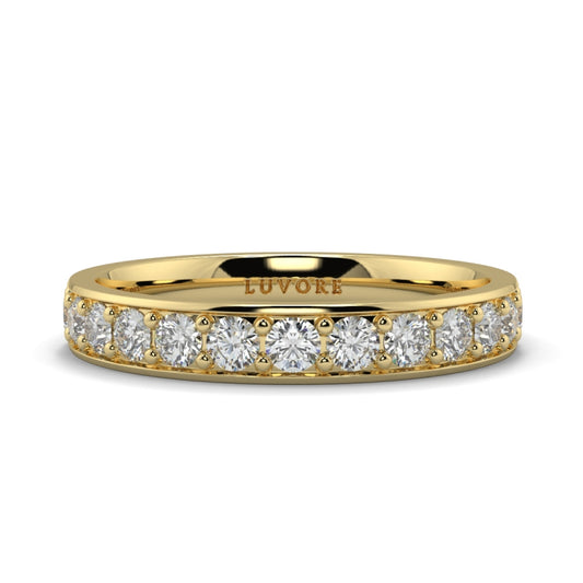 Wedding Band Ladies Diamond Channel Set