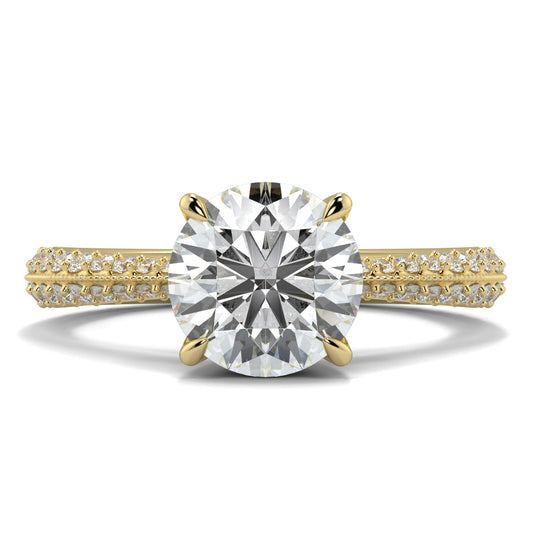 Tia - 1.5 Ct - Round Diamond Ring