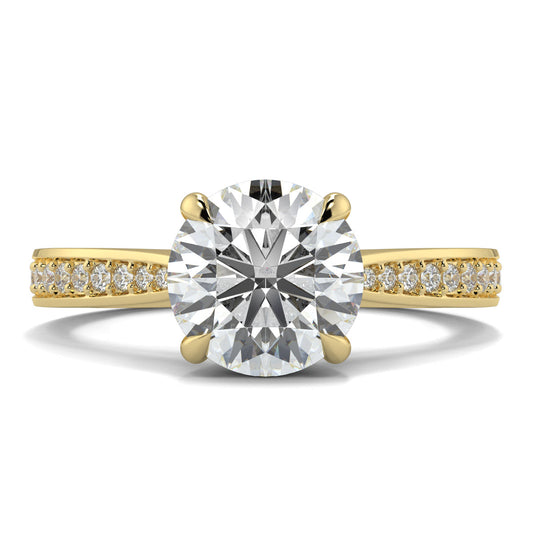 Elara - 2.0 Ct - Round Diamond Ring