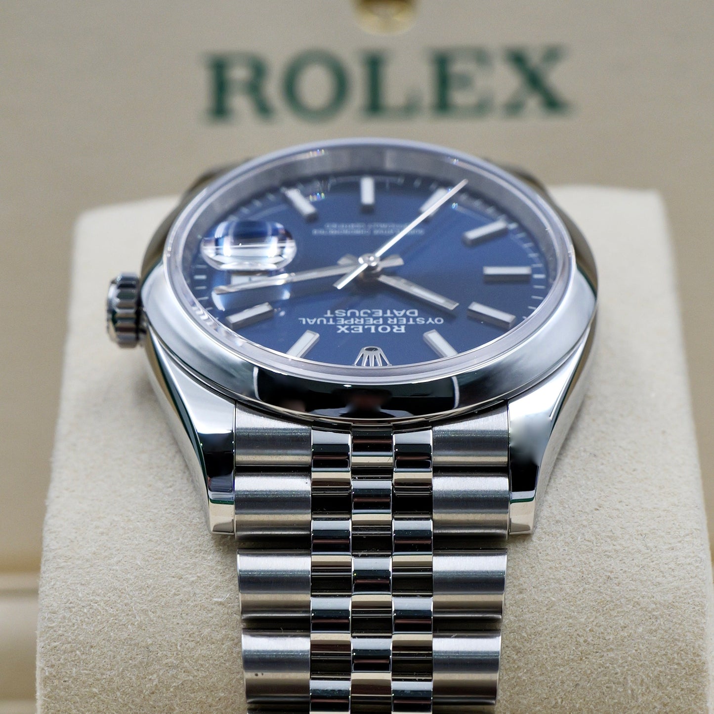 Rolex Datejust 36 Blue Dial Jubilee 126200 - Full Set (2025)