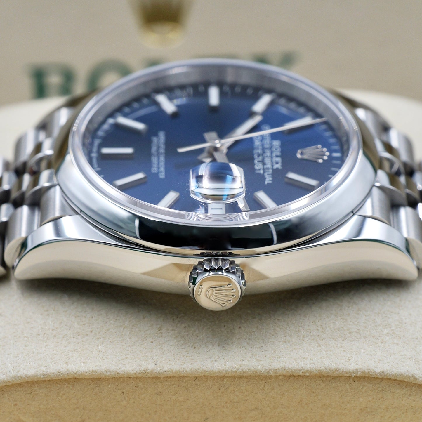 Rolex Datejust 36 Blue Dial Jubilee 126200 - Full Set (2025)