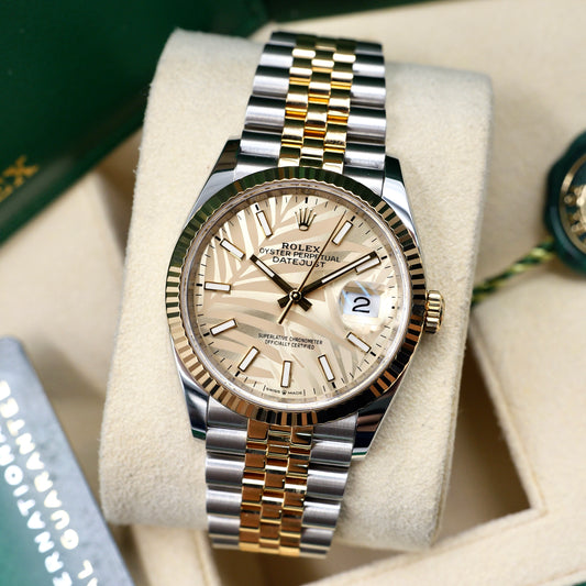 Datejust 36 Motif Palm Dial