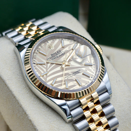 Datejust 36 Motif Palm Dial