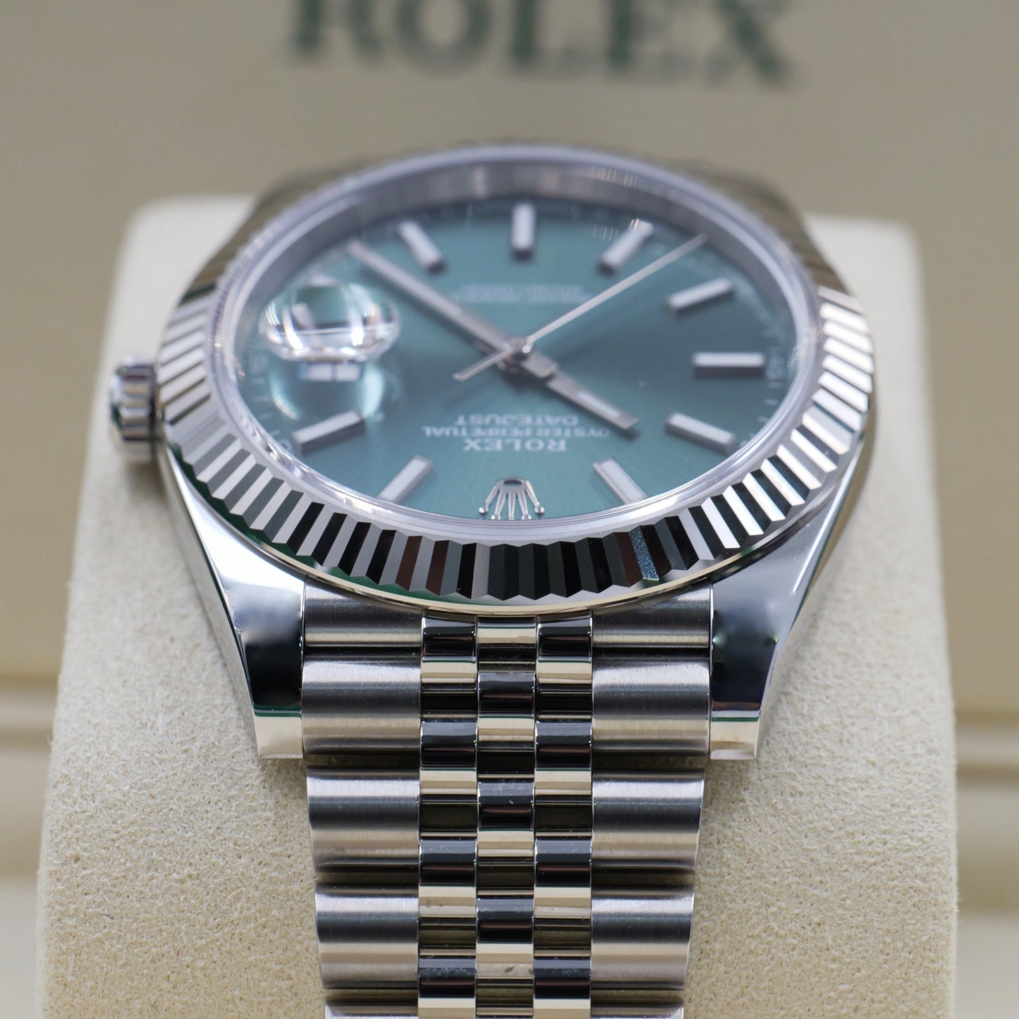 Rolex Datejust 41 Mint Green 126334 - Full Set (2024)