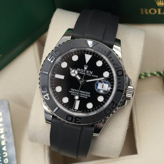 Rolex Yacht-Master 42 White Gold Oysterflex 226659 Full Set 2022