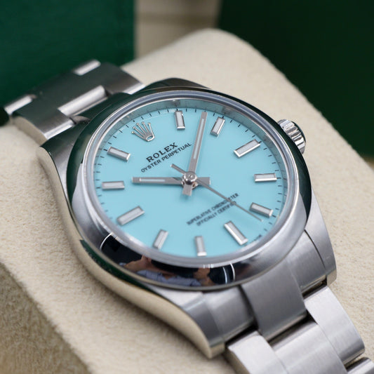 Rolex Oyster Perpetual 31 Tiffany Blue 277200 - Full Set (2021)