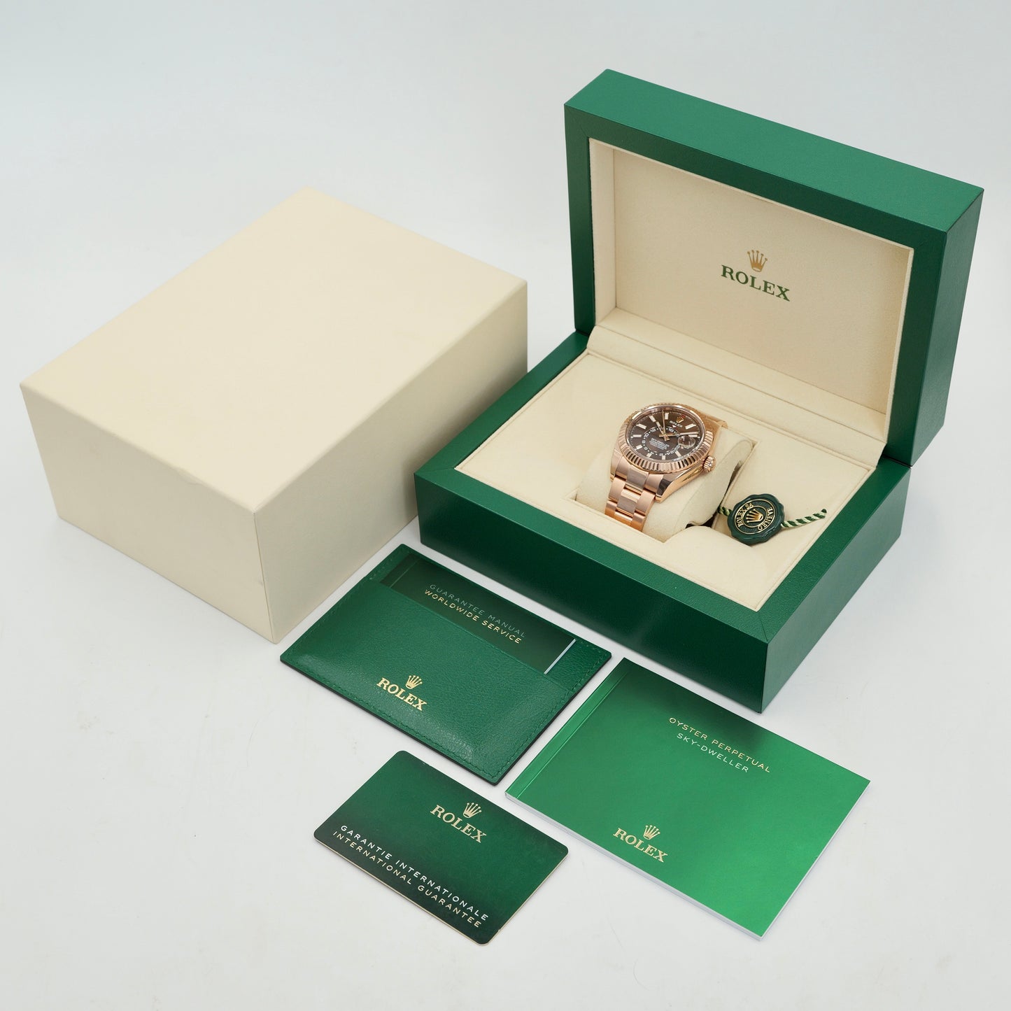 Rolex Sky-Dweller Chocolate Dial 326935 Full Set 2021